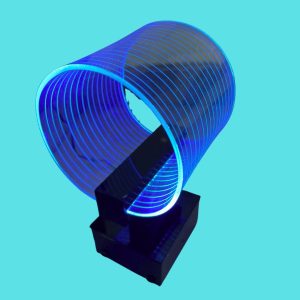 Blue Crystal LED Light – Futuristic & Stylish Design