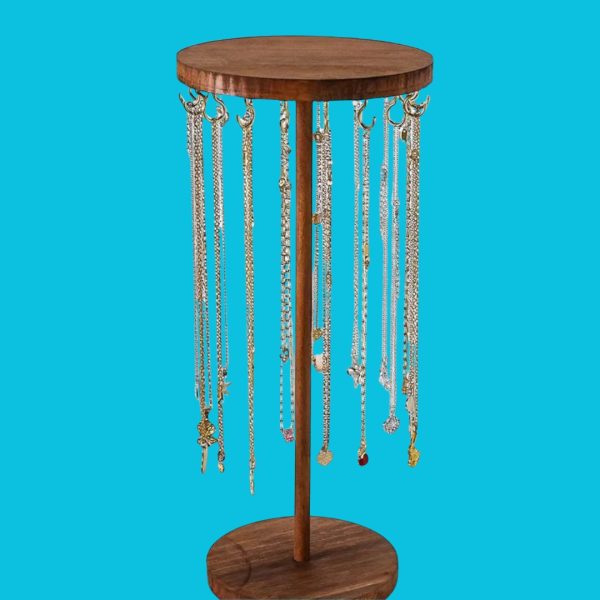 Wooden Necklace & Jewelry Holder Stand